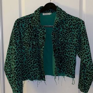 Nasty Gal leopard jacket